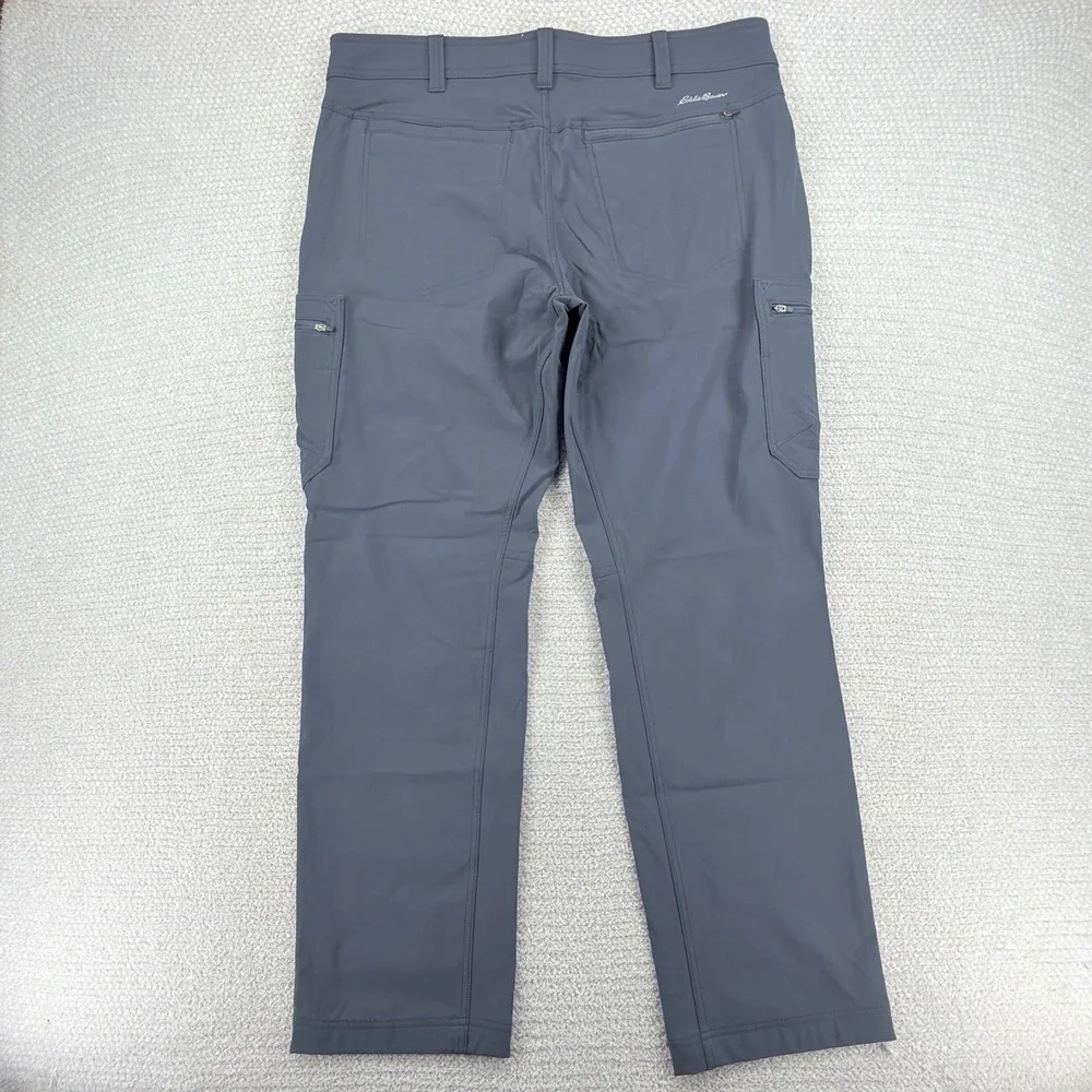 Eddie Bauer First Ascent Guide Pro Pants Mens 36x32 Blue Stretch Cargo Hiking